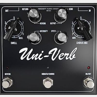 J. Rockett Audio Designs Uni-Verb Effects Pedal,  Brand New for sale