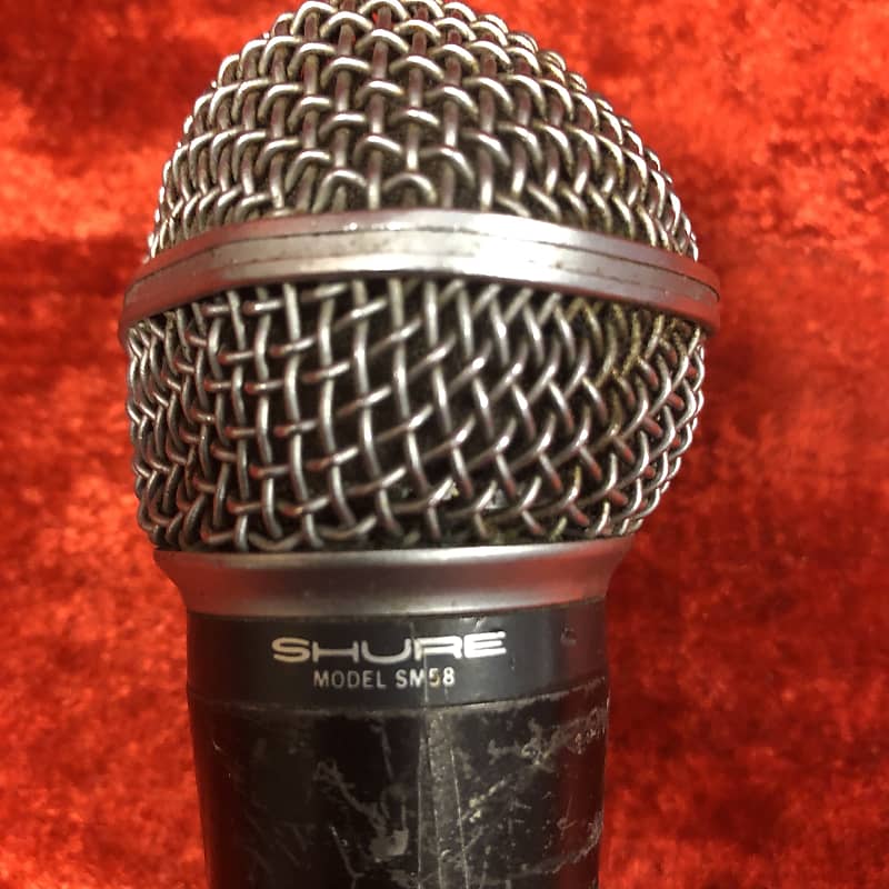 Vintage Shure SM58 USA Unidirectional Dynamic Dual Impedance