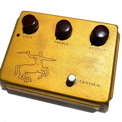 Reverb.com listing, price, conditions, and images for klon-centaur-gold-horsie