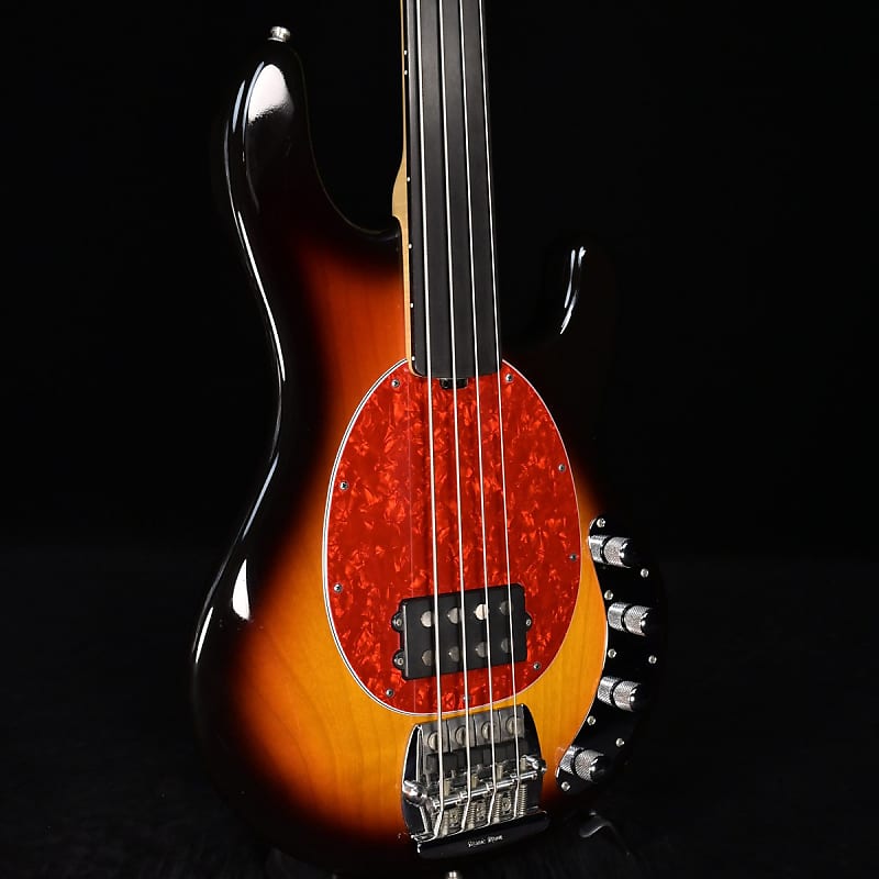 Musicman Stingray4 EX Fretless Vintage Sunburst (S/N:D10891) (08