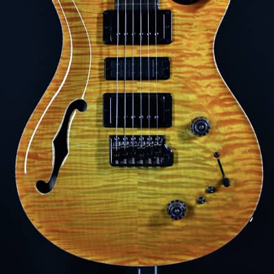 PRS Private Stock Special Semi-Hollow Limited-Edition Electric Guitar Citrus Glow #062 image 3