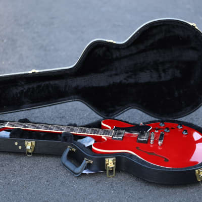 Mint Heritage Standard Series H-535 Semi-Hollow Electric Guitar Trans Cherry image 13
