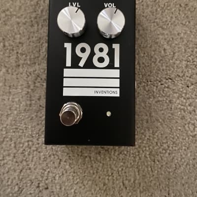 Reverb.com listing, price, conditions, and images for 1981-inventions-lvl-full-range-overdriver