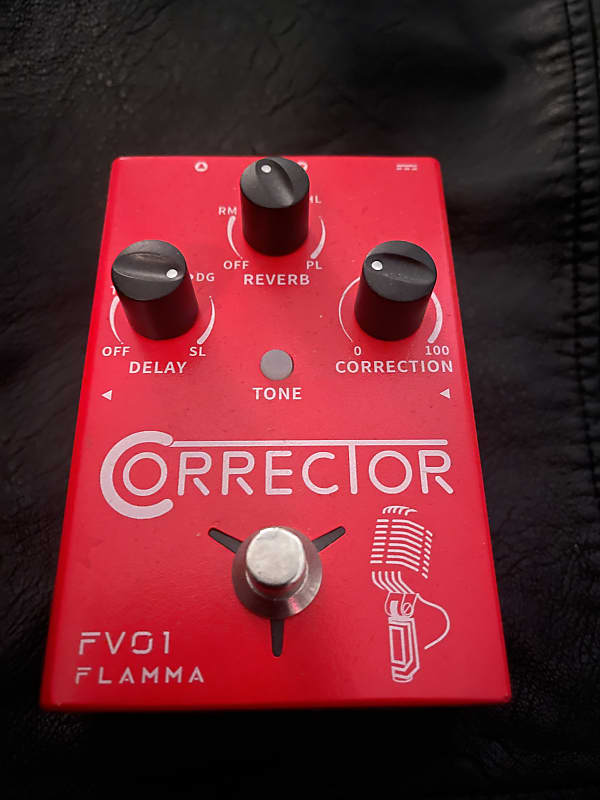 Flamma Fv01 VOCAL PITCH CORRECTION EFFECT PEDAL Reverb