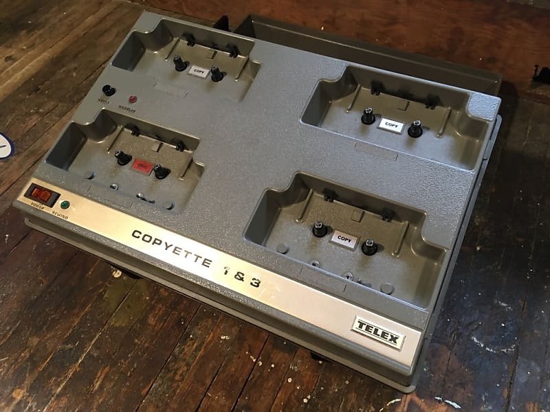 Telex Copyette 1 & 3 Cassette Tape Duplicator Reverb