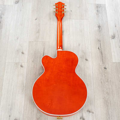 Gretsch G6120TG Players Edition Nashville Hollow Body Guitar, Orange Stain image 5