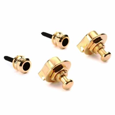 Grover GP800G Quick Release Strap Locks, Gold (Set of 2) image 4