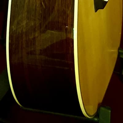 Preston Thompson Custom 12 Fret Slot Head Dreadnaught Acoustic Flattop Guitar , Adirondack Top, AAAA Shipwreck Quarter Sawn Straight Grain Brazilian Rosewood Body 2016 Natural image 12