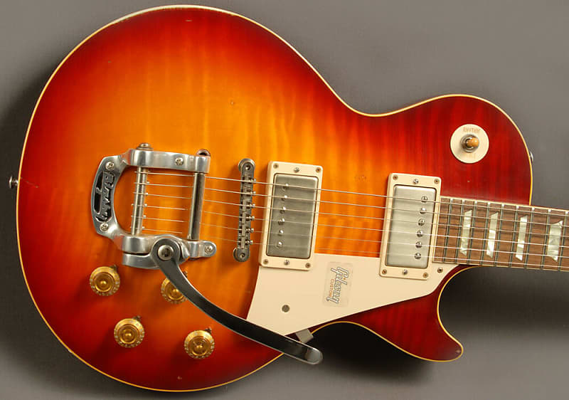 Gibson Les Paul 1959 Reissue w/Bigsby Lightly Aged Vintage Cherry Sunburst image 1