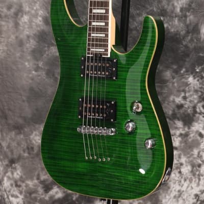 Schecter PA-FC TH See Thru Green- Shipping Included* | Reverb