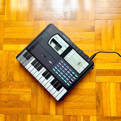 Philips PCM-100 (1988) FM Synthesizer and Personal Music Composer! With original data tape and a compatible brand-new power supply! Super rare! image 14