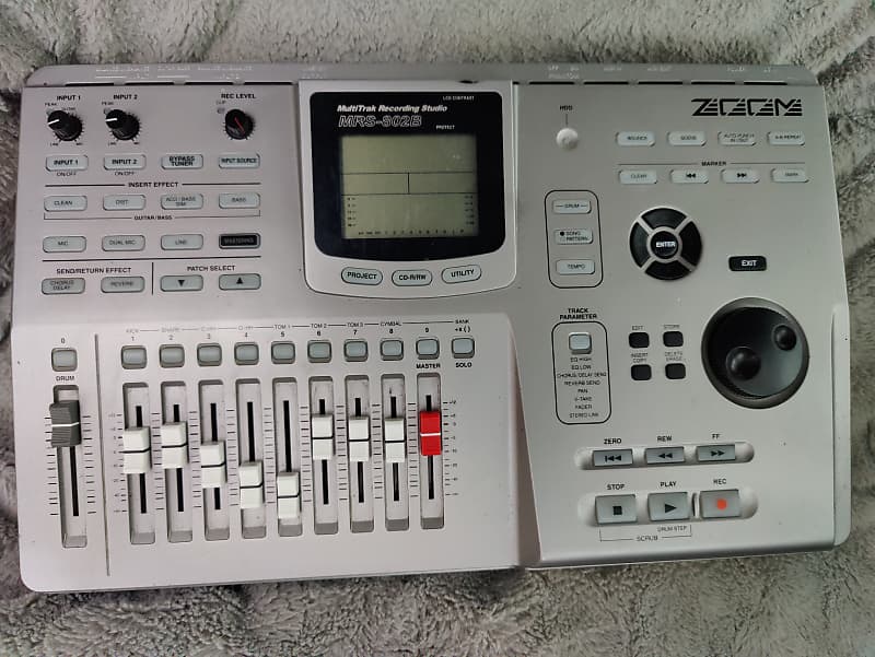 Zoom Mrs802b Silver Reverb