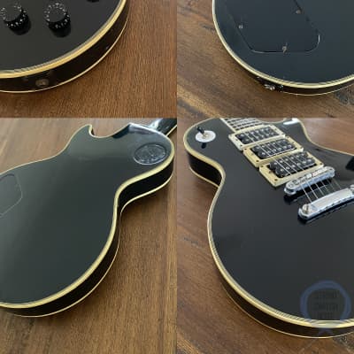 Greco, Single Cut Guitar, Custom, EG600P, Black,1978 vintage, “Frampton”, OHSC image 5