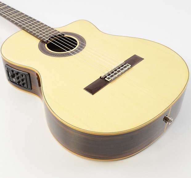 Cordoba GK Studio Negra Acoustic-Electric Nylon String Classical Guitar image 3