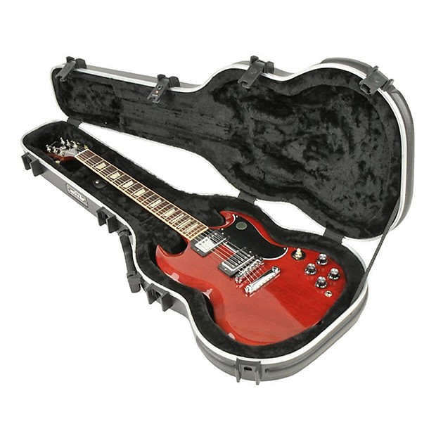 SKB SKB-61 Deluxe Molded Double Cutaway Electric Guitar Case image 1