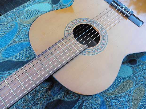 Vintage + Rare + 1960's Terada Classical Guitar | Reverb
