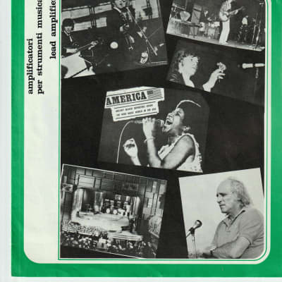 Italian Davoli 1960s folded brochue image 1