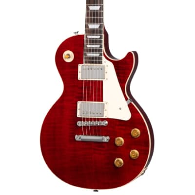 Gibson - Les Paul Standard 50s Figured Top - Electric Guitar - 60s Cherry - w/ Hardshell Case for sale