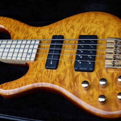 Left Handed Nordstrand Very Custom  5 String Bass for sale