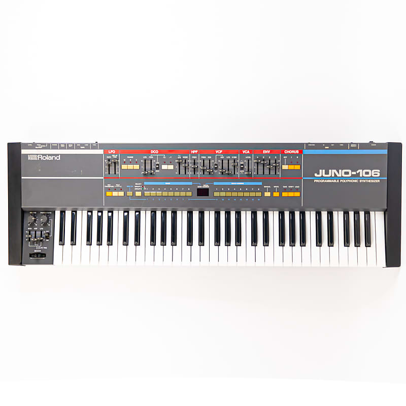 Roland Juno-106 (1984) – Serviced & Converted to 120V – Classic Analog Synth image 1