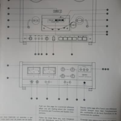 Owner's Manual for TEAC 35-2B Stereo Tape Deck in English, French, German, Spanish and Dutch1981 image 2