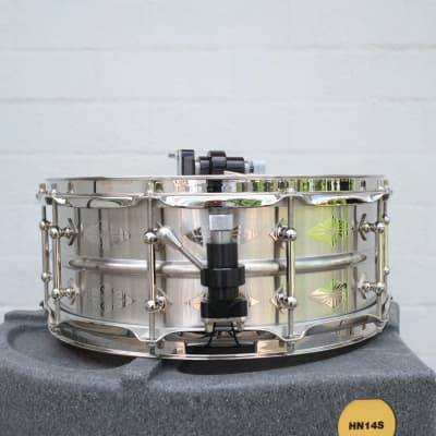Immagine Craviotto Diamond Series Nickel Over Brass NOB Artist Model (SPL) Snare Drum - 9
