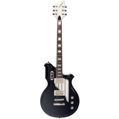 Airline Guitars MAP Baritone - Black - 27" Scale Electric Guitar - NEW! image 4