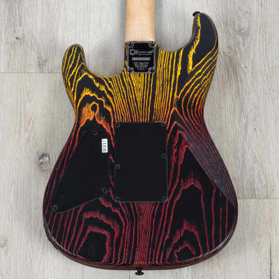 Charvel Pro-Mod San Dimas Style 1 HH FR E Ash Guitar, Ebony Fretboard, Sunburn image 7