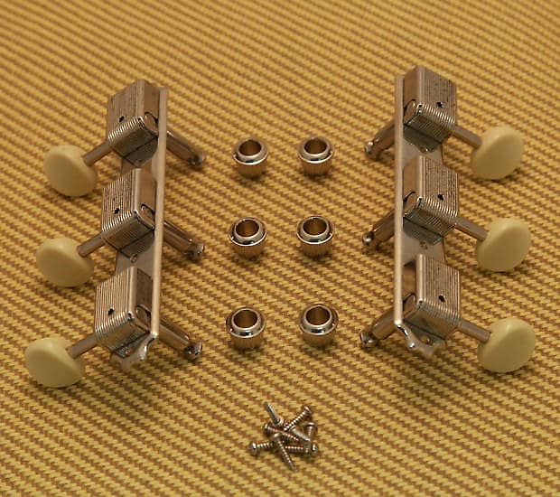 Fender Lap Steel Guitar Tuners w/ Cream Buttons 0072852000 Reverb