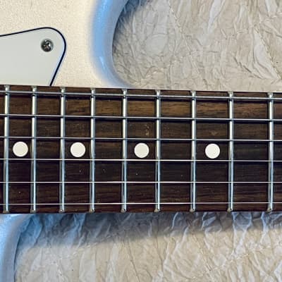 2018 Fender American Deluxe Stratocaster Blizzard Pearl w/Professional neck and CS Fat '50's pickups image 4
