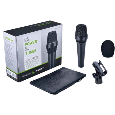 Lewitt Audio MTP 840 DM Supercardioid Handheld Dynamic Vocal Microphone Black image 4