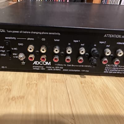 Adcom GFP-555 Black preamplifier phono stage audiophile image 6