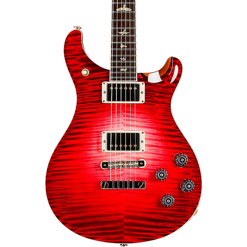 PRS Private Stock McCarty 594 PS Grade Maple Top & African Blackwood Fretboard with Pattern Vintage Neck Electric Guitar Blood Red Glow image 1