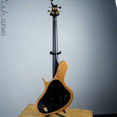 Ritter R8 Singlecut Acoustic Hollowbody Bass Piezo - First Ever! Redwood Body image 7