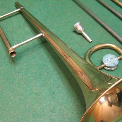 Conn Director Trombone Elkhart 1961 - Refurbished - Case & Generic Mouthpiece image 15