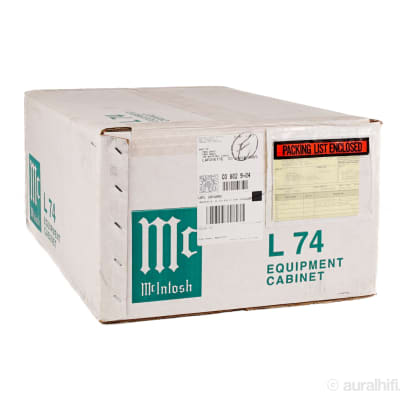 NOS / McIntosh L74 // Rare Walnut Cabinet / Sealed in the Factory Box image 5