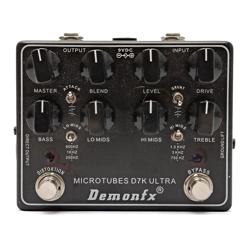DemonFX - Microtubes D7K Ultra - Bass Preamp/Distortion Pedal | Reverb