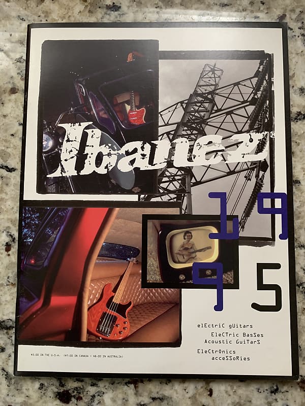 Ibanez Catalog 1995 Jem JS Talman Iceman Reverb