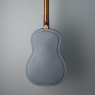 Gold Tone GRE-G: Paul Beard Metal Body Resonator Guitar with Pickup Grey image 3