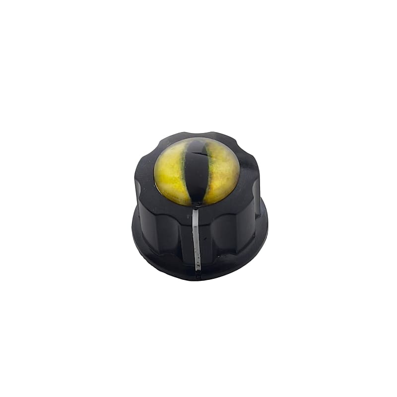 Dragon Eyes (Vipers Black and yellow) Custom Guitar Knobs Reverb