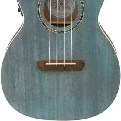 Fender Dhani Harrison Uke - Turquoise image 1