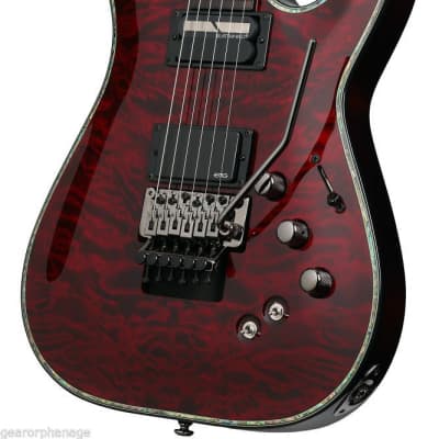Schecter Hellraiser C-1 FR S Sustainiac Black Cherry Electric Guitar + HARDSHELL CASE! image 4