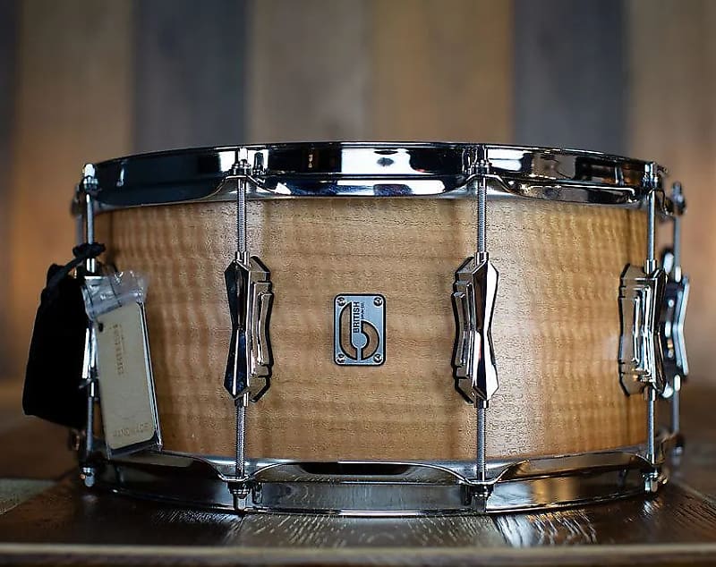 British Drum Company Maverick 14x6.5" 10-Lug Maple Snare Drum image 1