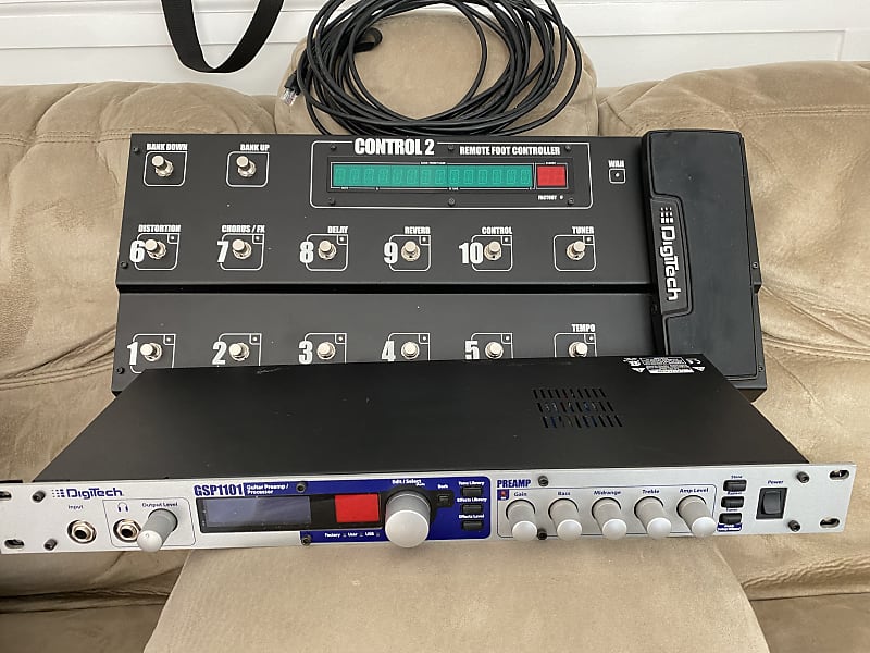 DigiTech GSP 1101 Guitar Rack Effects with Control 2 Floorboard