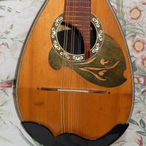 Vintage Suzuki bowl back mandolin 1960  W/ Hard Shell Case image 7