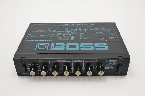 BOSS RDD-20 Digital Delay Micro Rack Guitar Effects Unit MIJ