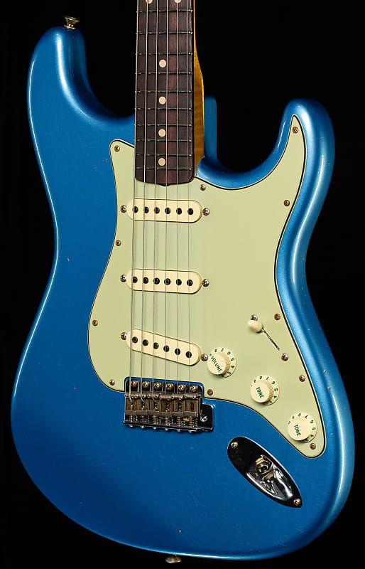 Fender Custom Shop Willcutt True '62 Stratocaster Journeyman Relic Lake Placid Blue 60s Oval C (959) image 1
