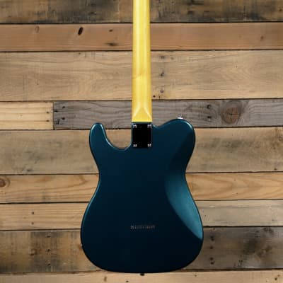 G&L Tribute ASAT Classic Electric Guitar Emerald Blue Metallic image 5
