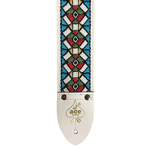 D'Andrea Ace Guitar Strap, Stained Glass image 1