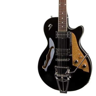 Electric Guitar DUESENBERG STARPLAYER TV - BLACK + Custom Line Case for sale